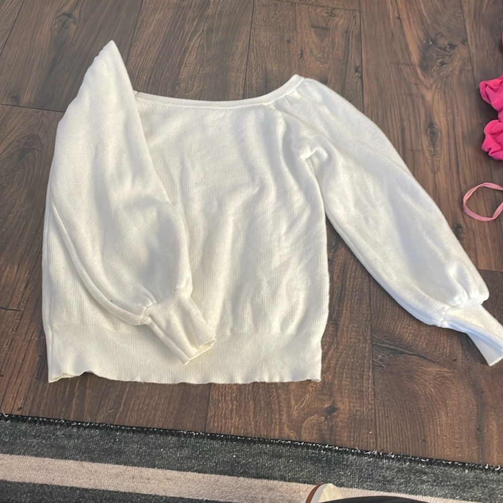 Off should white sweater